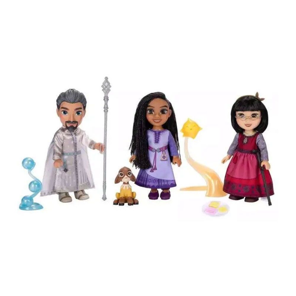 Wish - Disney’s Wish 6'' Asha Dahlia & Magnifico Petite D Gray